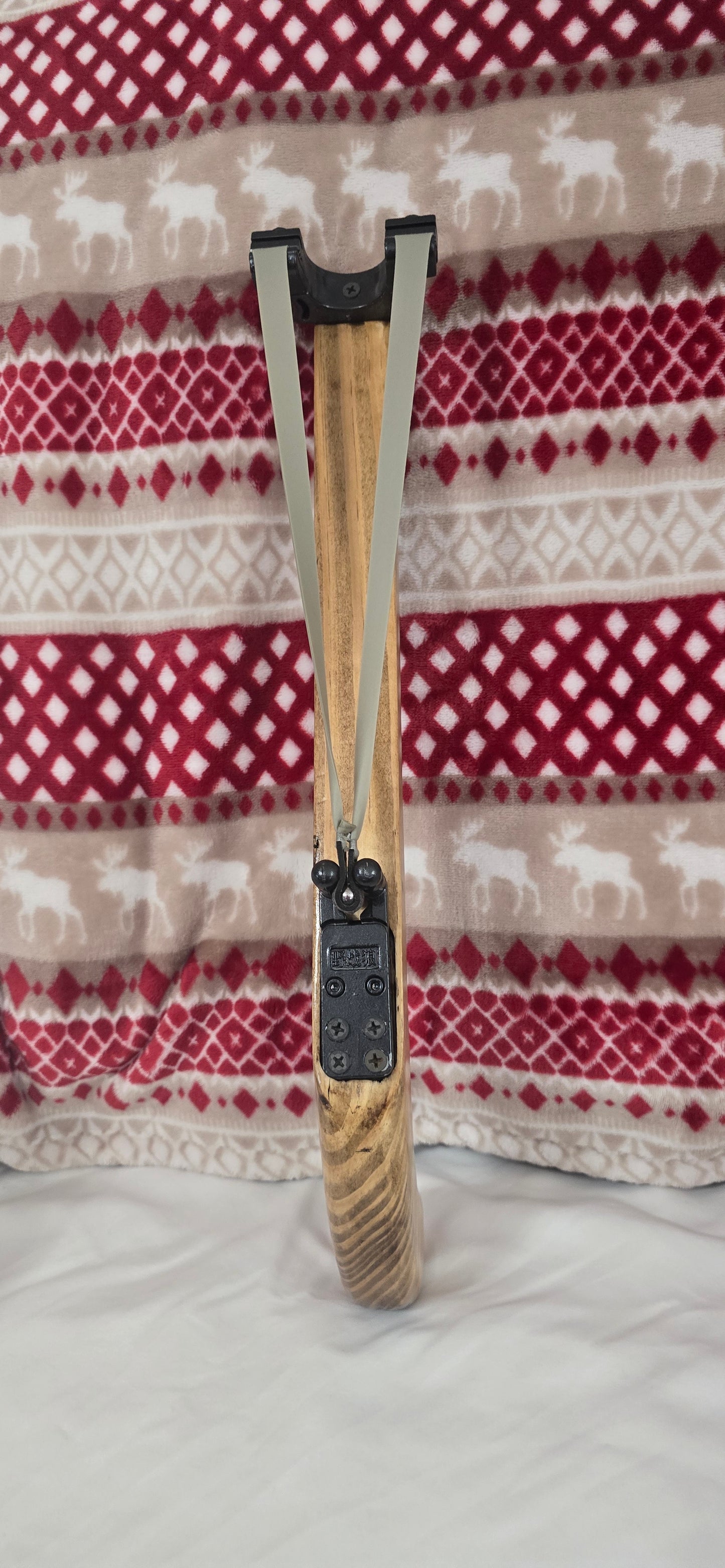 Antique Style Wooden Slingshot Pistol