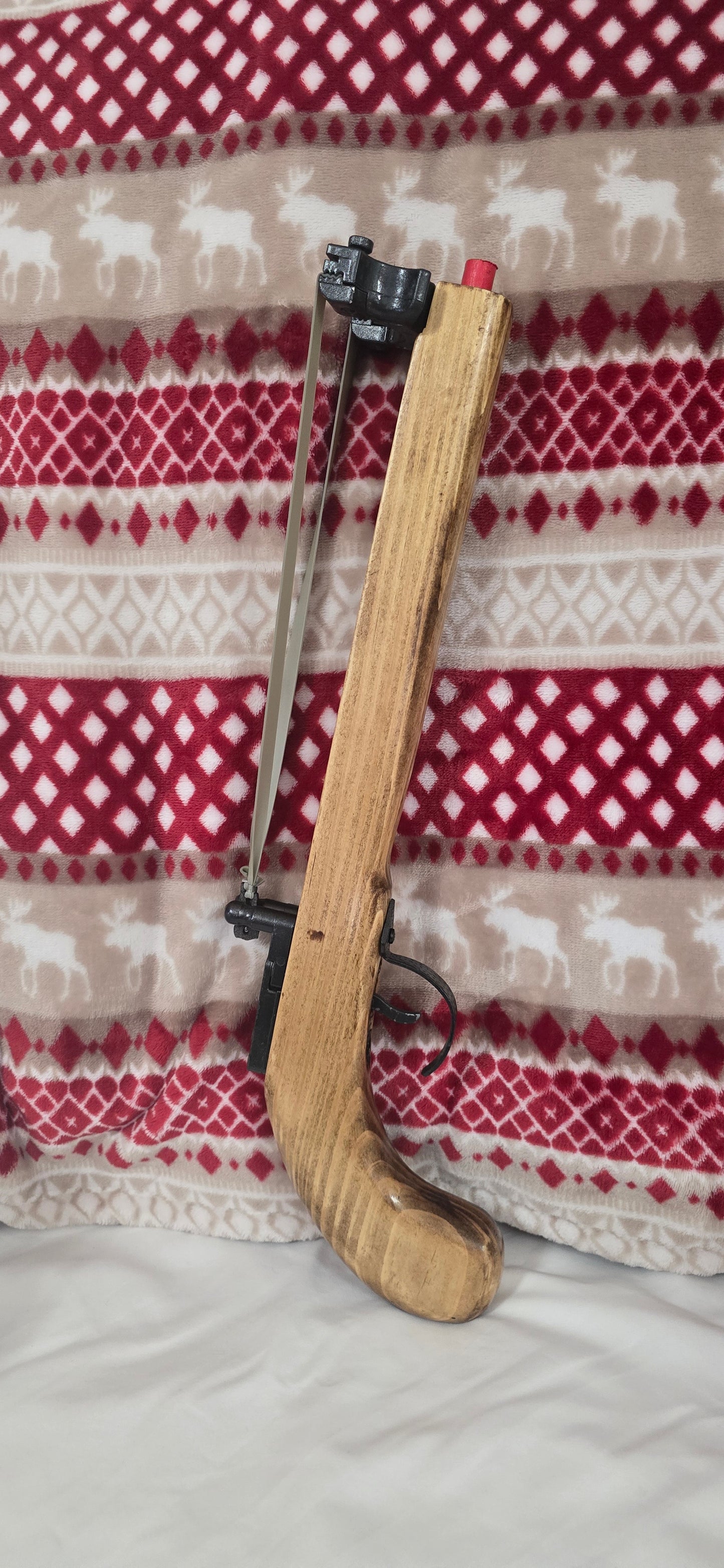 Antique Style Wooden Slingshot Pistol