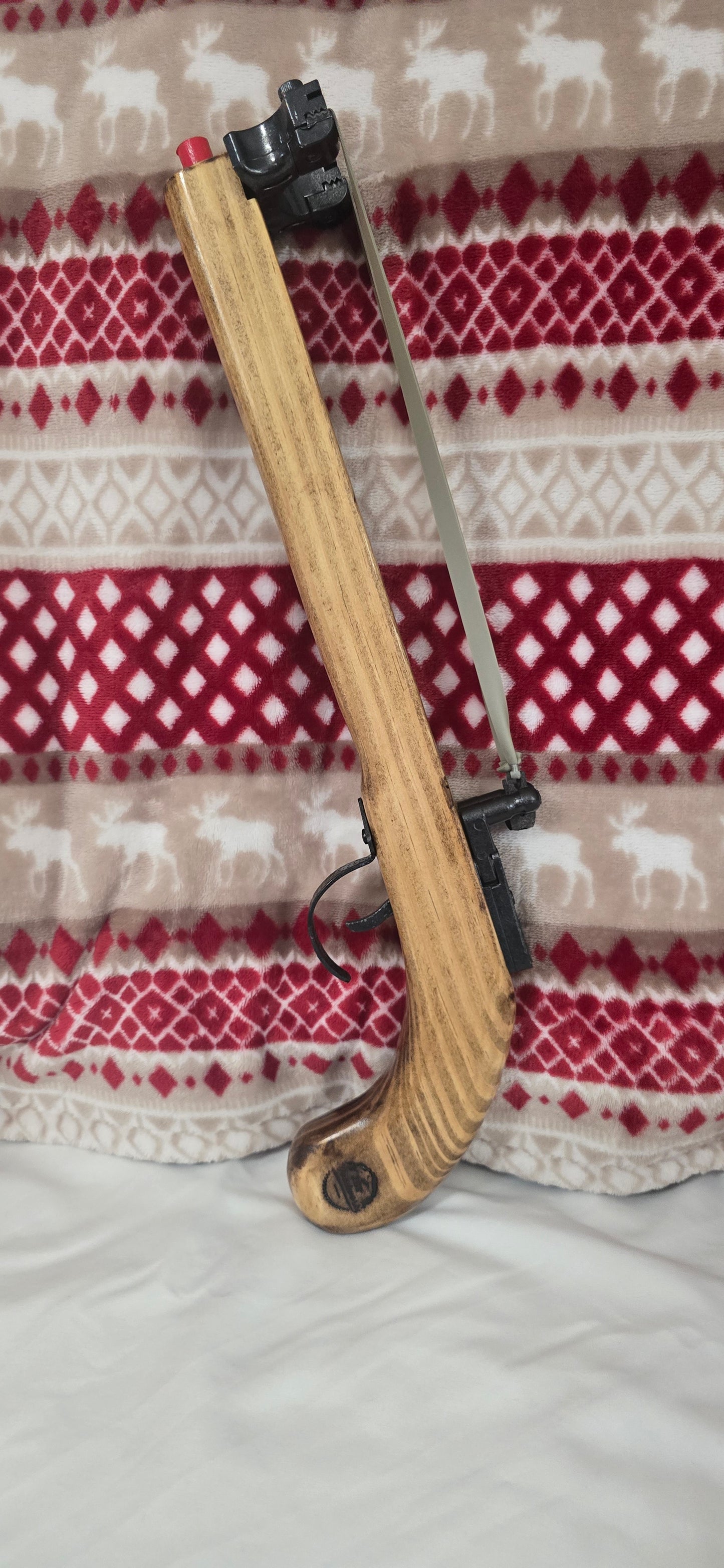 Antique Style Wooden Slingshot Pistol