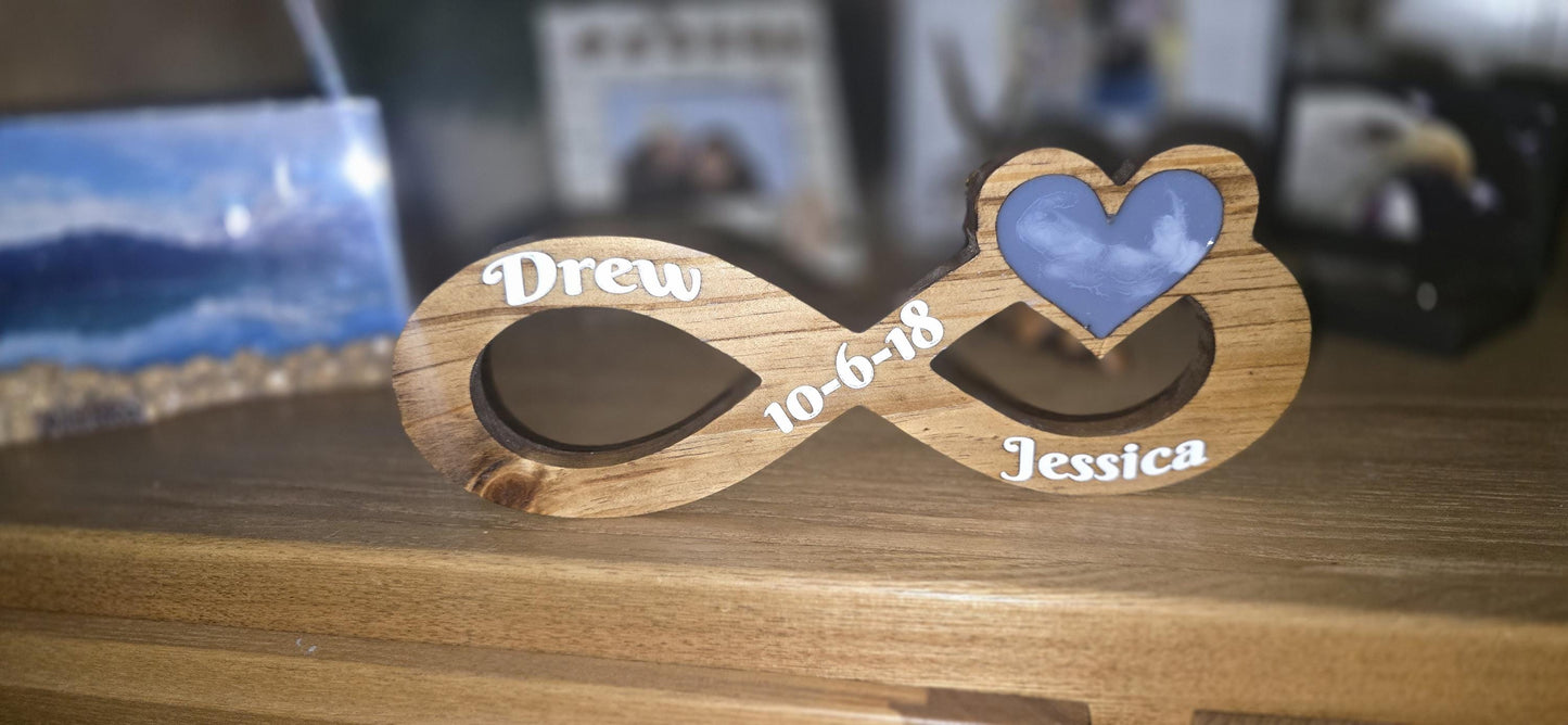 Personalized Infinity Heart