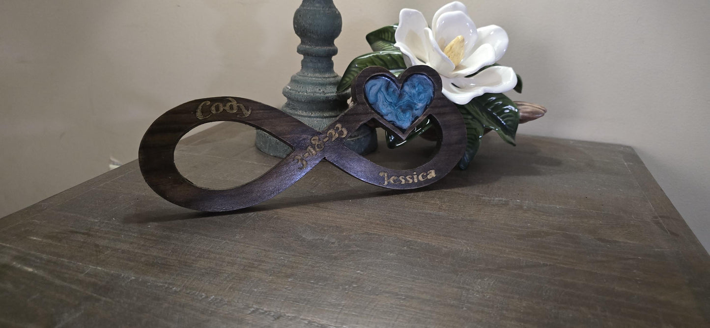 Personalized Infinity Heart