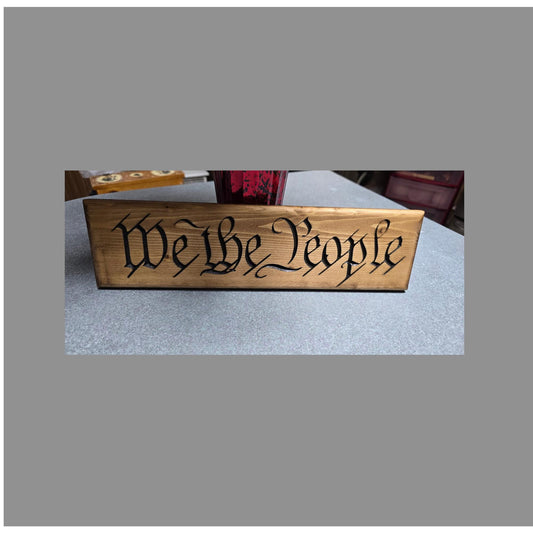 We the people sign
